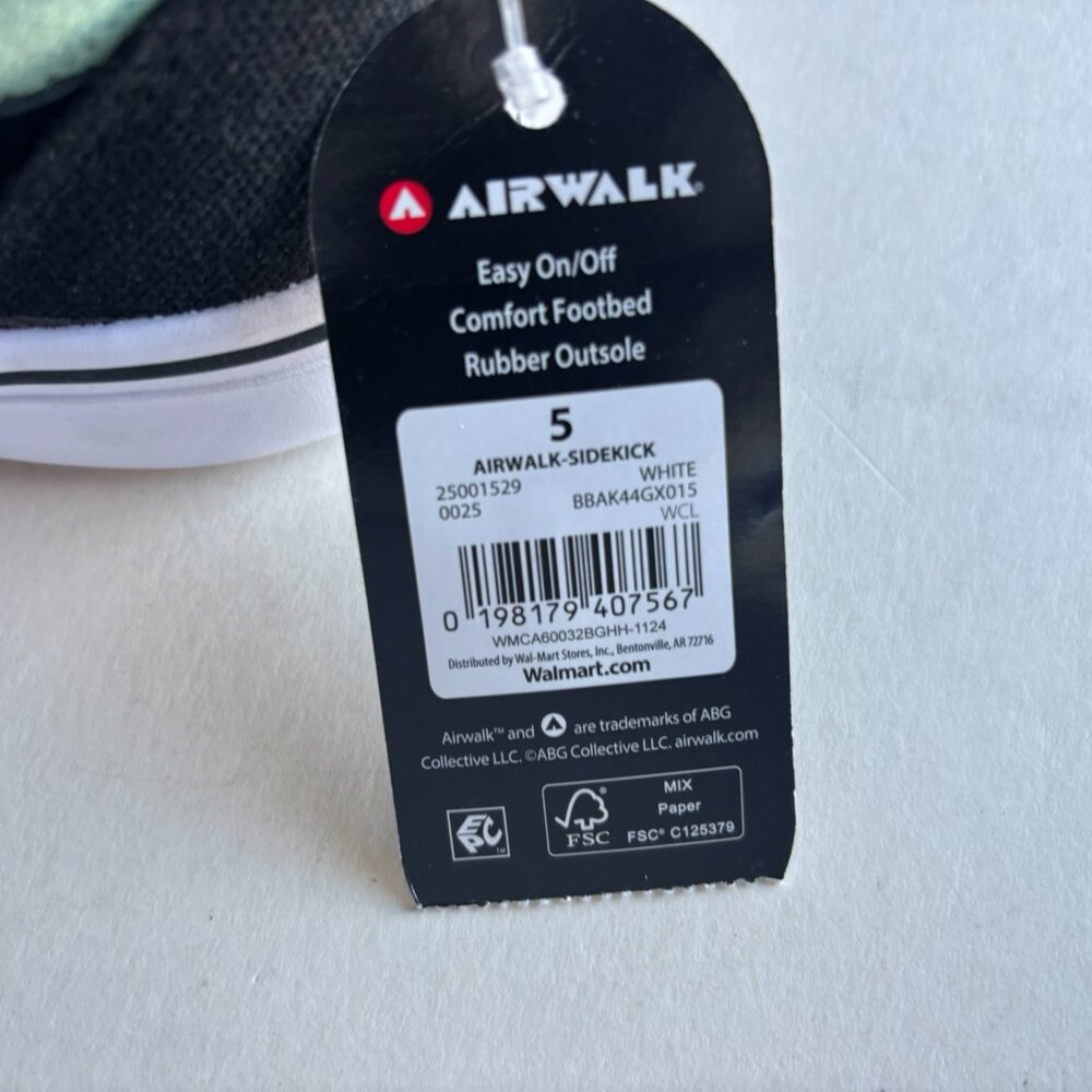 NEW Airwalk Boys Dollar Bill Sli-On Sneakers - Shoe Size 5.0 - Picture 11 of 12
